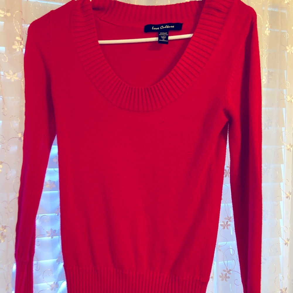 Hot pink sweater